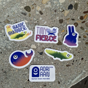 Stickertjes set "Little Friends"